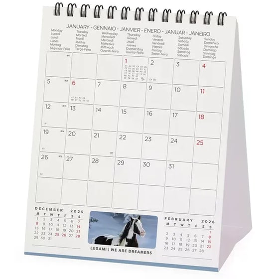 Ημερολόγιο Γραφείου Legami 2026 Wild Horses image 2