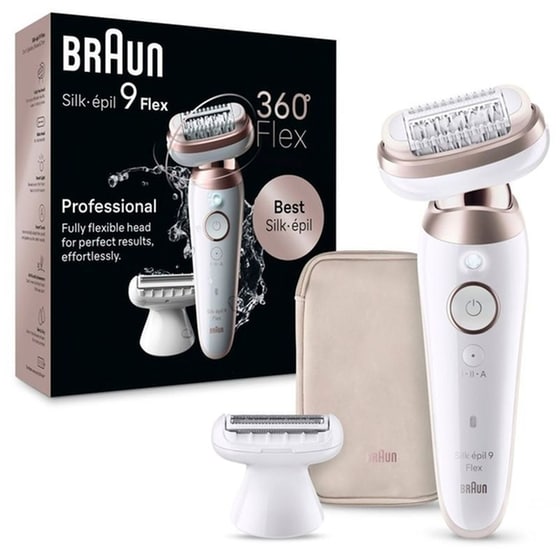 Αποτριχωτική Μηχανή BRAUN SILK-EPIL FLEX 9-030 3D Λευκό image 1
