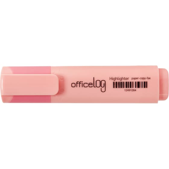 Μαρκαδόρος Υπογράμμισης Office Log Pastel Ροζ 2.0 mm image 0
