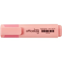 Μαρκαδόρος Υπογράμμισης Office Log Pastel Ροζ 2.0 mm