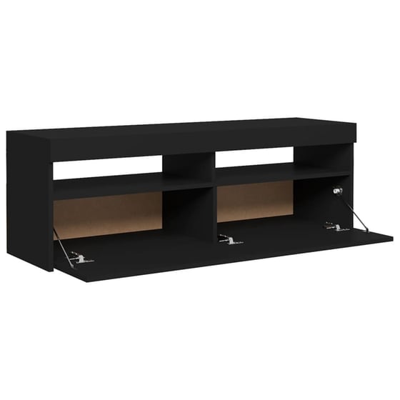 Έπιπλο Τηλεόρασης VidaXL από Μοριοσανίδα 120x35x40cm  - Μαύρο image 10