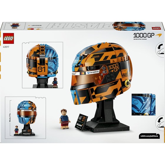 LEGO® Editions McLaren Mastercard F1® Team Oscar Piastri Helmet (43017) image 8