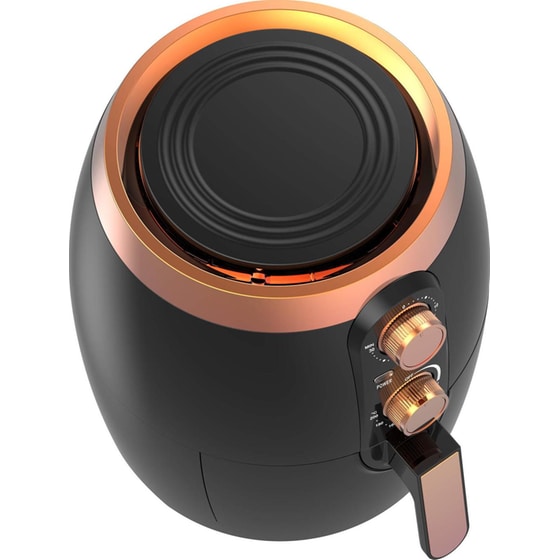 TURBOTRONIC TT-AF10M με Αποσπώμενο Κάδο 1200 W 3.5 L Μαύρο Φριτέζα Αέρος image 3