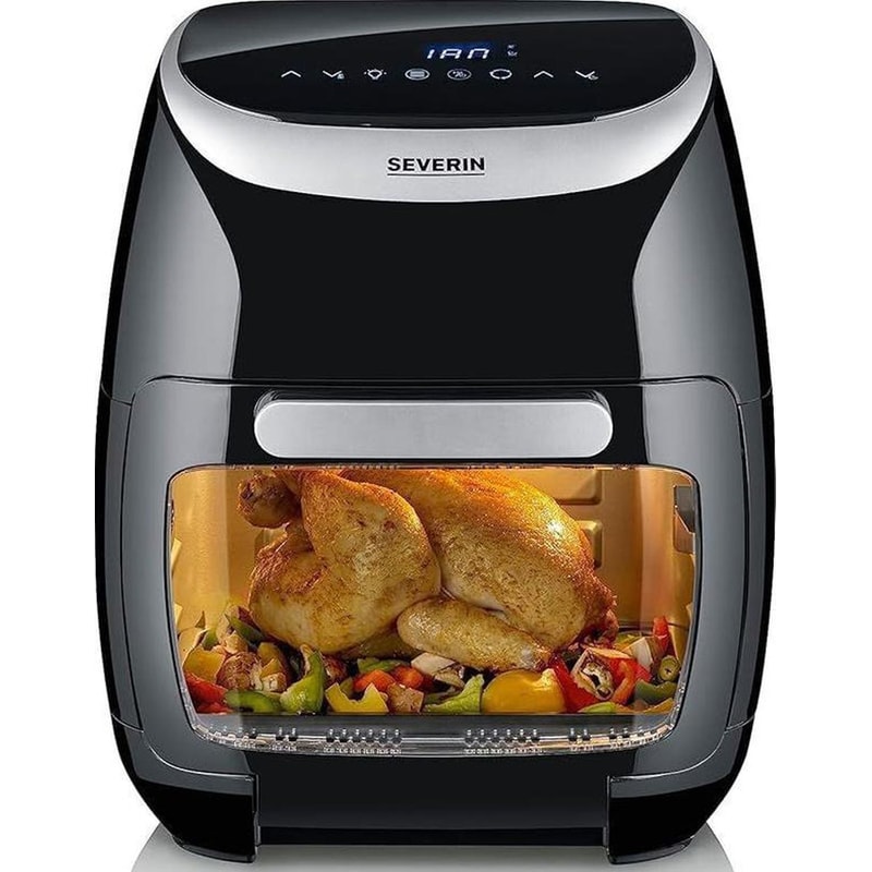 SEVERIN SEVERIN 2446 με Αποσπώμενο Κάδο 2000 W 11 L Μαύρο Φριτέζα Αέρος