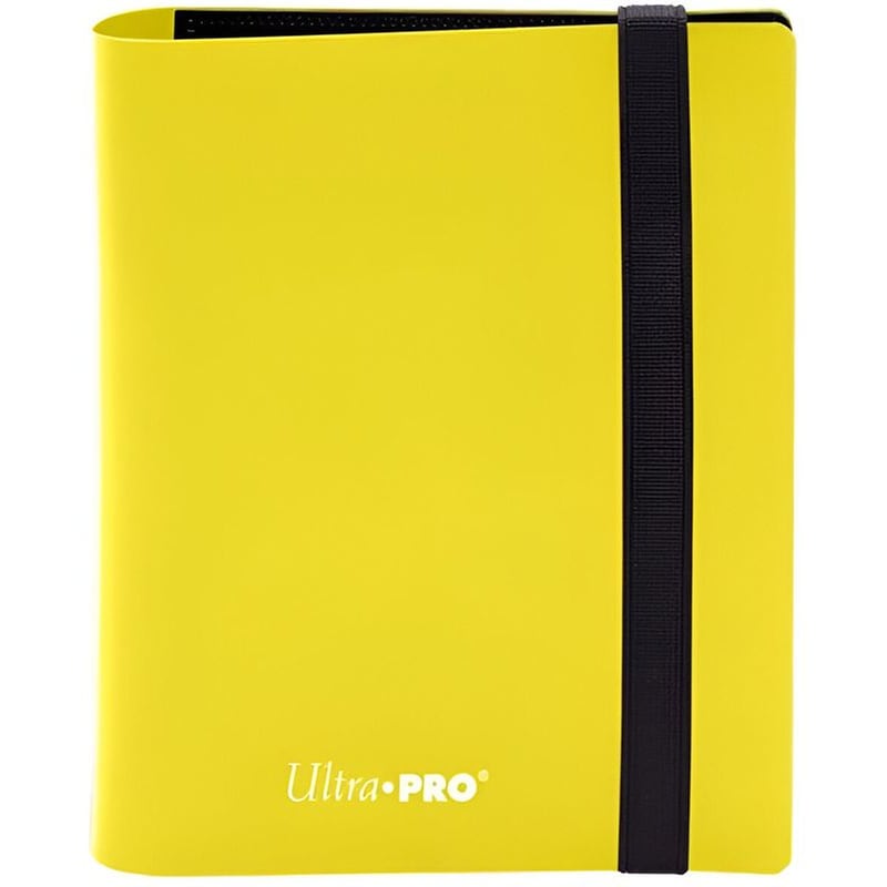 Ultra Pro Pro Binder Κρατάει 80 Cards Κίτρινο