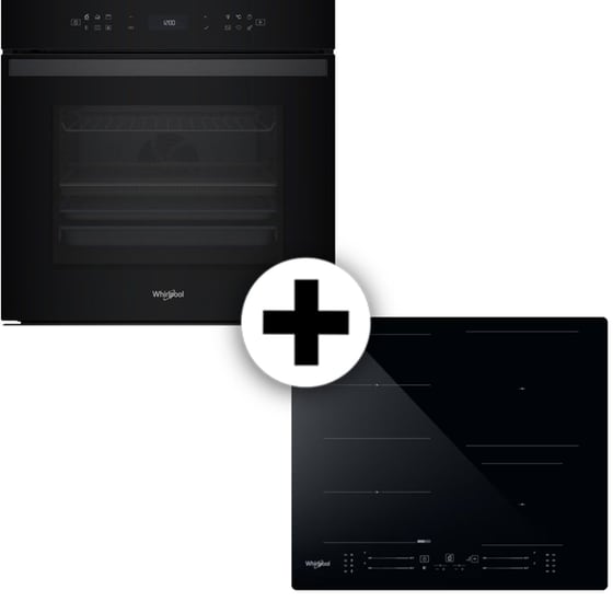 WHIRLPOOL WOI68PT1SBA & WFS3660CPNE 73 Lt Μαύρο Εντοιχιζόμενος Σετ Φούρνος και Εστία image 0