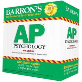 Barron's AP Psychology Flash Cards, 3rd Edition