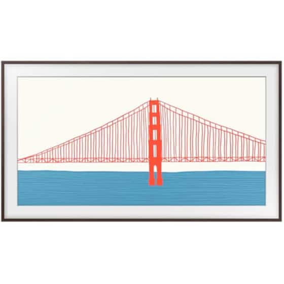 Μαγνητικό Πλαίσιο Τηλεόρασης Samsung The Frame 75" VG-SCFA75BWBXC - Καφέ image 0