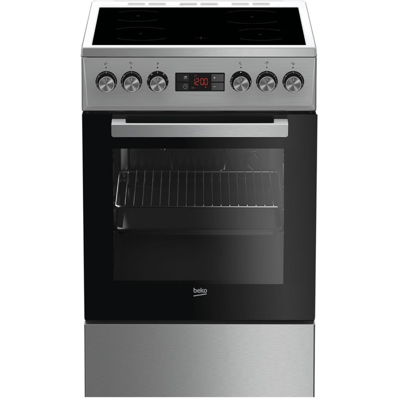 BEKO FSM57300GX 55 Lt Inox Ηλεκτρική Κουζίνα Κεραμική
