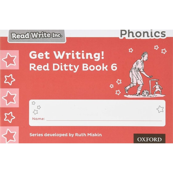 Read Write Inc. Phonics: Get Writing! Red Ditty Book 6 Pack of 10 image 0