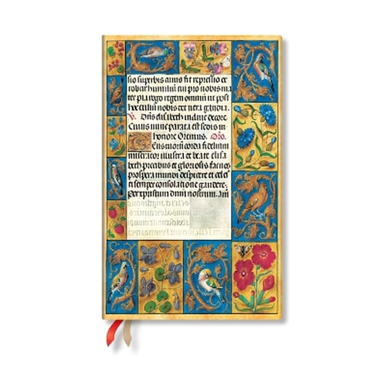 Spinola Hours (Ancient Illumination) Maxi 12-month Horizontal Hardback Dayplanner 2025 (Elastic Band Closure) image 0