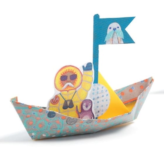 Djeco Οριγκάμι "κασκευάζω Καραβάκια" image 0