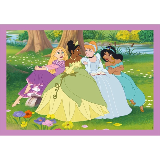 Παιδικό Σετ Παζλ Clementoni 4 in 1 Super Color Disney Princess (12/16/20/24 Κομμάτια) image 5