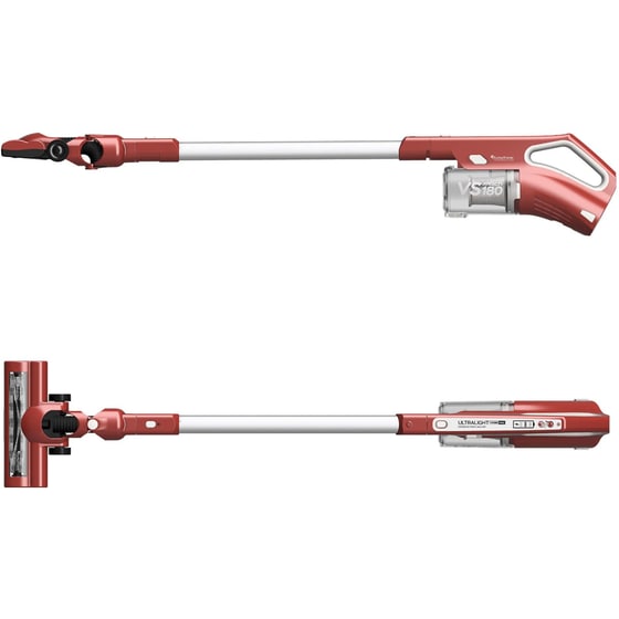 TURBOTRONIC TT-VS180 180 W 1 L Κόκκινη Σκούπα Stick image 1