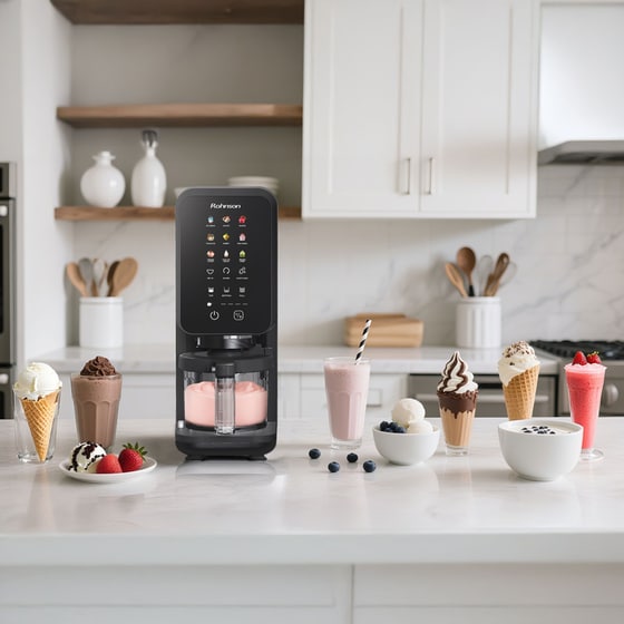 Παγωτομηχανή ROHNSON R5655 VLCREME 3 x 450 ml Μαύρο image 17