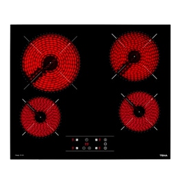 TEKA TBC 64010 TTC Εστία Κεραμική Αυτόνομη 60 cm Μαύρο