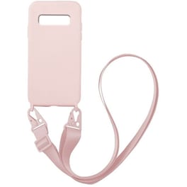 Θήκη Samsung Galaxy S10 - Sonique Carryhang Liquid Silicone Strap - Ροζ