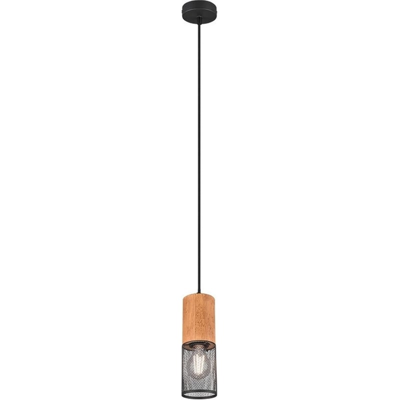Trio Lighting Tosh Κρεμαστό Φωτιστικό Καφέ με Ντουί E27 10x150εκ.