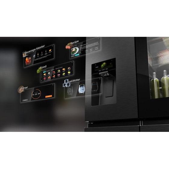 HISENSE RQ600P7SKE Multi Air Flow 615 Lt Μαύρο Ψυγείο Ντουλάπα image 9