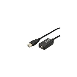 Καλώδιο Digitus USB-A Male σε USB-A Female - 5m