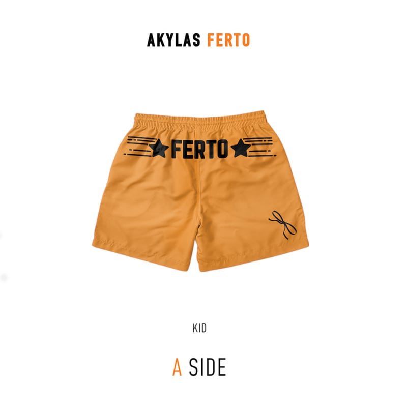 Σορτσάκι Akylas - FERTO One Size Παιδικό - Πορτοκαλί (1 τεμάχιο)