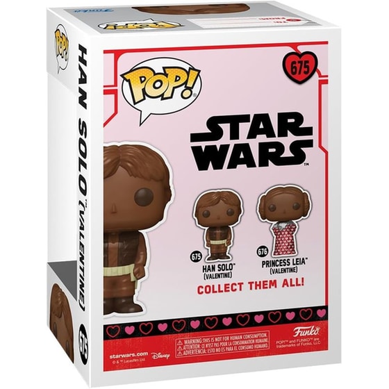 Funko Pop! Star Wars - Valentine's Day - Han Solo (Valentine Chocolate) #675 image 1
