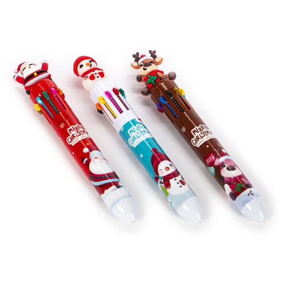 Στυλό Tri-Coastal Πολλαπλών Χρωμάτων Xmas (3 Τεμάχια) image 3