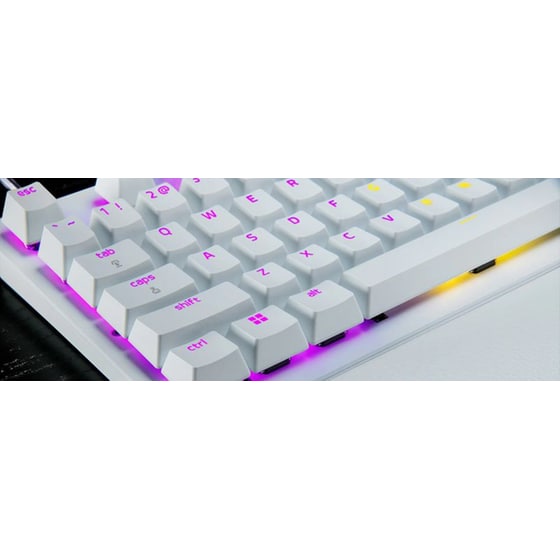 Razer Huntsman V3 Pro Tenkeyless Οπτικό Gaming Ενσύρματο Πληκτρολόγιο RGB Λευκό (US) image 4