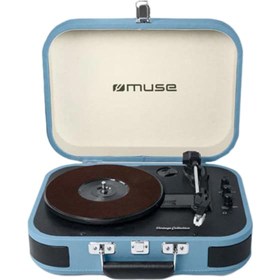Πικάπ Muse MT-201 Με Ενσωματωμένα Ηχεία - Γαλάζιο image 0