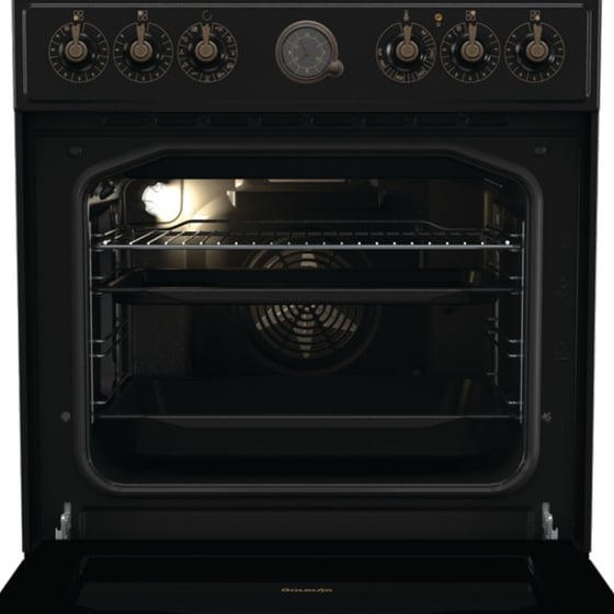 Ηλεκτρική Κουζίνα Κεραμική GORENJE GECS6B70CLB 71 lt Μαύρο image 3