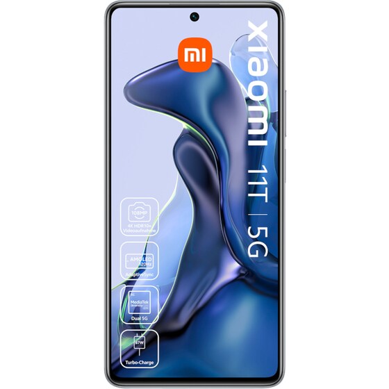 Smartphone Xiaomi 11T 5G Dual Sim 256GB Moonlight White image 2