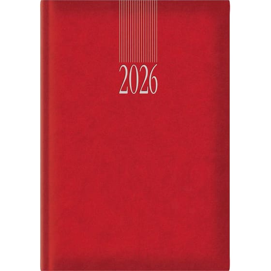 Ημερολόγιο Ημερήσιο 2026 Θεοφύλακτος 12M Sidney Κόκκινο image 0