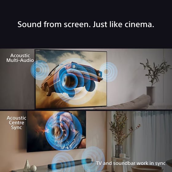 Sony BRAVIA 7 QLED (XR l Mini LED) 65" 4K HDR Google Smart Τηλεόραση K65XR70PAEP image 9
