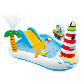 Φουσκωτή Παιδική Πισίνα Intex Παιδότοπος Fishing Fun Play Center 48Lt - Πολύχρωμη