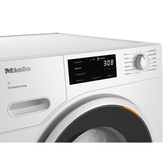 MIELE TWD640WP EcoSpeed 9 kg A+++ με Αντλία Θερμότητας Λευκό Στεγνωτήριο Ρούχων image 3