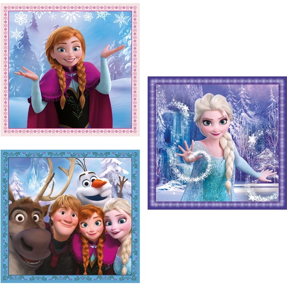 Παιδικό Παζλ Clementoni Frozen Super Color (3 x 48 Κομμάτια) image 1