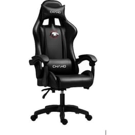 Καρέκλα Gaming Aria Trade YT-055 Δερματίνης Μαύρη