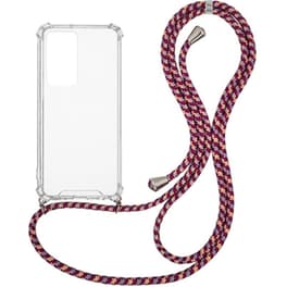 Θήκη Xiaomi Xiaomi 12 Pro 5G - Sonique Armor Clear Με Κορδόνι  - Μπορντό