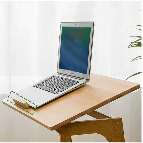 Βοηθητικό Τραπεζάκι για Laptop Bakaji 02814188 από Μπαμπού 60x35x67 cm - Φυσικό image 1