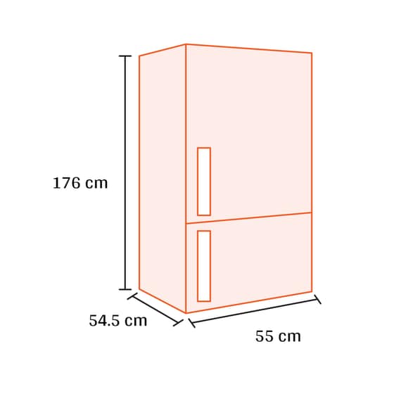 CANDY CCT3L517ES Low Frost 260 Lt Ασημί Ψυγειοκαταψύκτης image 1