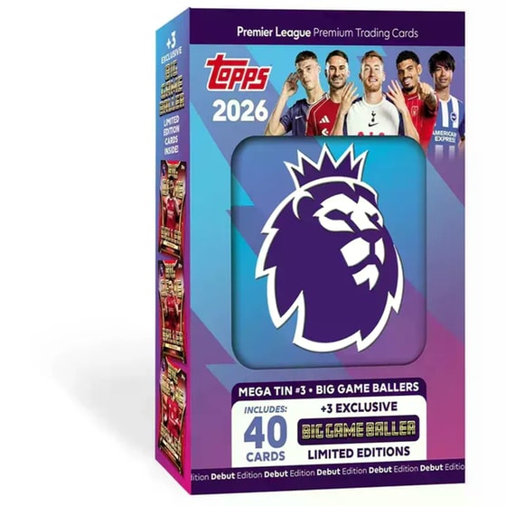 Topps Κάρτες Premier League Cards 25/26 Mega Tin - Τυχαία Επιλογή image 3