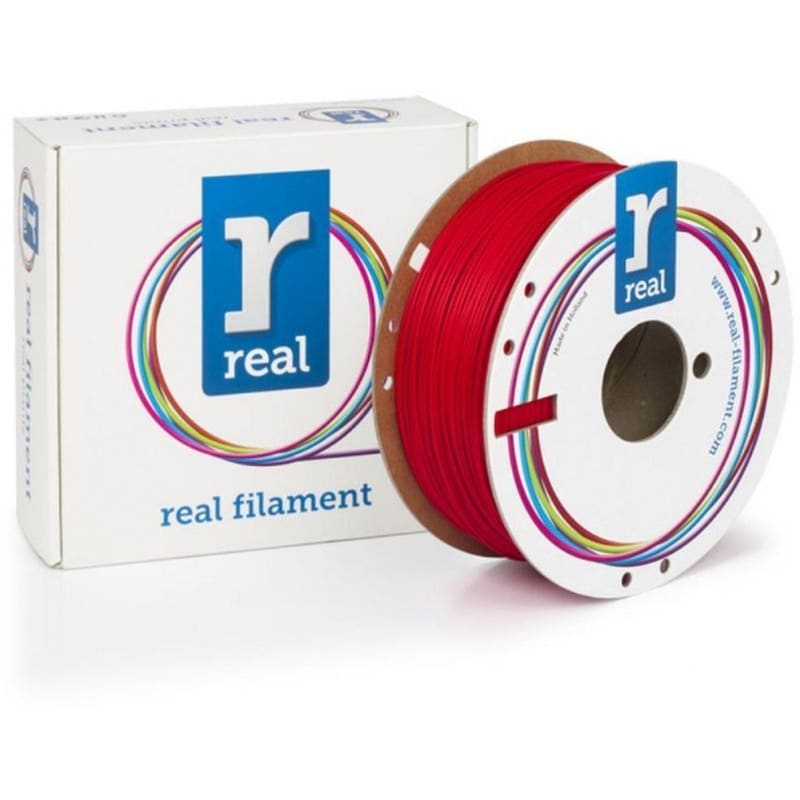 REAL FILAMENTS REAL FILAMENTS νήμα 3D εκτυπωτή PLA Tough - 1kg 1.75mm - Κόκκινο