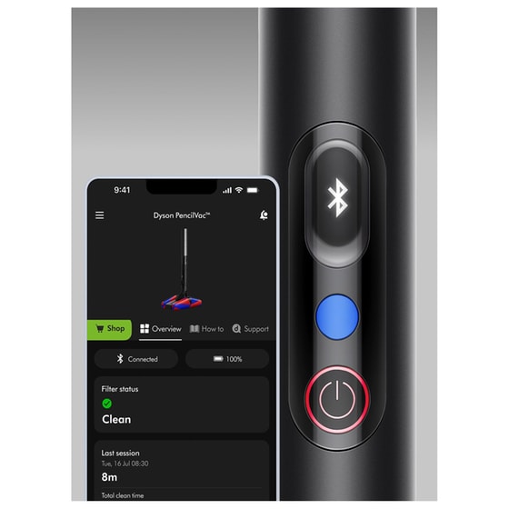 DYSON PENCILVAC FLUFFYCONES 14.6 V 0.08 L Μαύρο Σκούπα Stick image 2