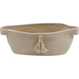 Καλάθι Αποθήκευσης Minene από Βαμβάκι 40x14cm - Μπεζ