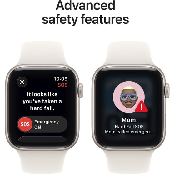 Apple Watch SE 3 GPS 40mm Starlight Aluminium Case with Starlight Sport Band - S/M image 6