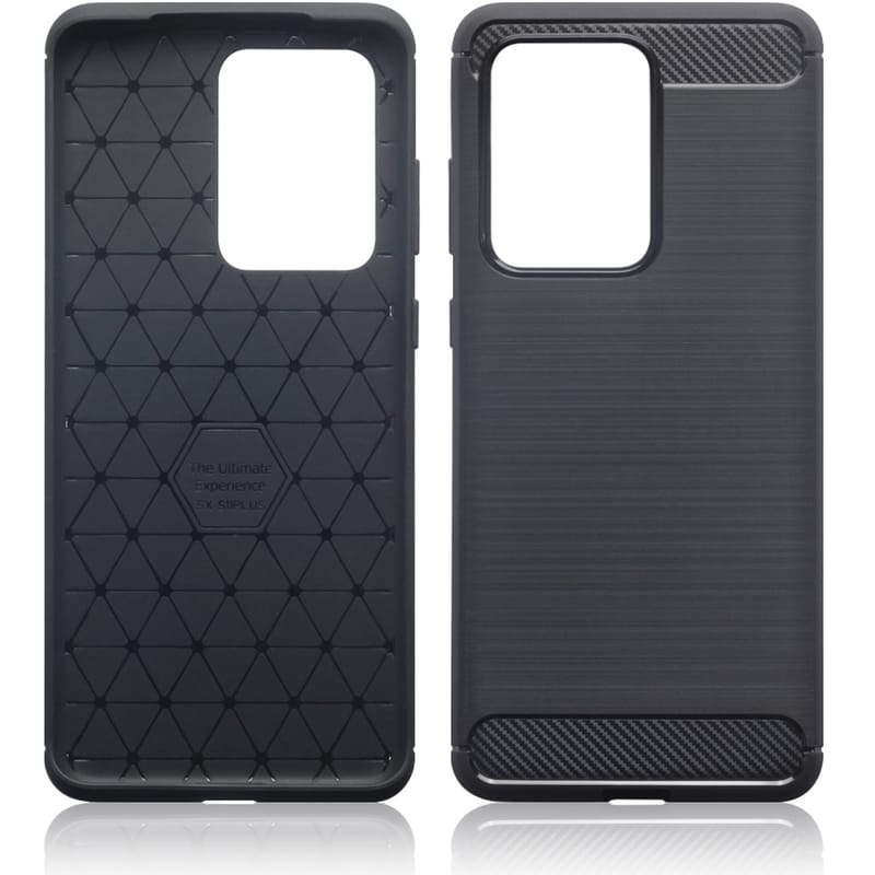 TERRAPIN Θήκη Samsung Galaxy S20 Ultra - Terrapin Carbon Fibre - Black