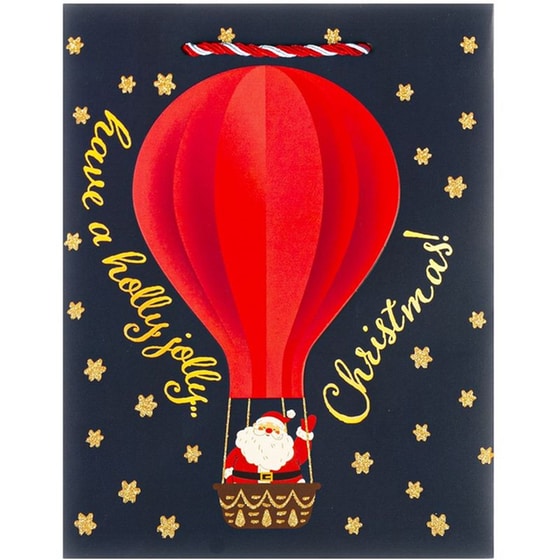 Σακούλα&nbsp;Δώρου Tri-Coastal&nbsp;Santa&nbsp;Hot&nbsp;Air&nbsp;Ballon&nbsp;Small image 0