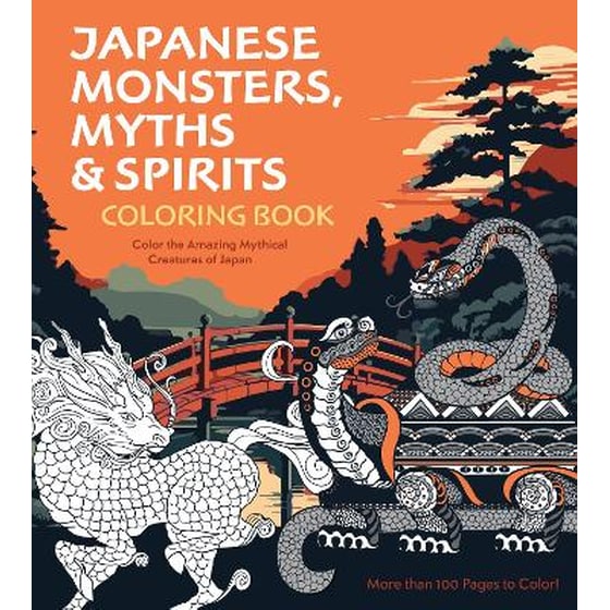 Japanese Monsters, Myths & Spirits Coloring Book image 0