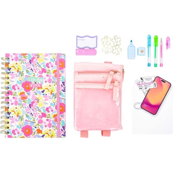 Σημειωματάριο Posh+Pop με Αφαιρούμενη Θήκη Floral image 1