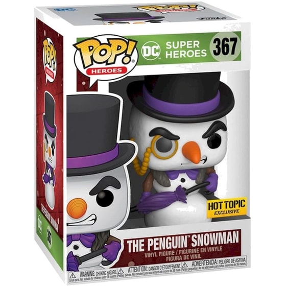 Funko Pop! Heroes - DC Super Heroes - The Penguin Snowman 367 (Special Edition - Exclusive) image 1